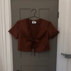 Princess Polly Tie Front Top